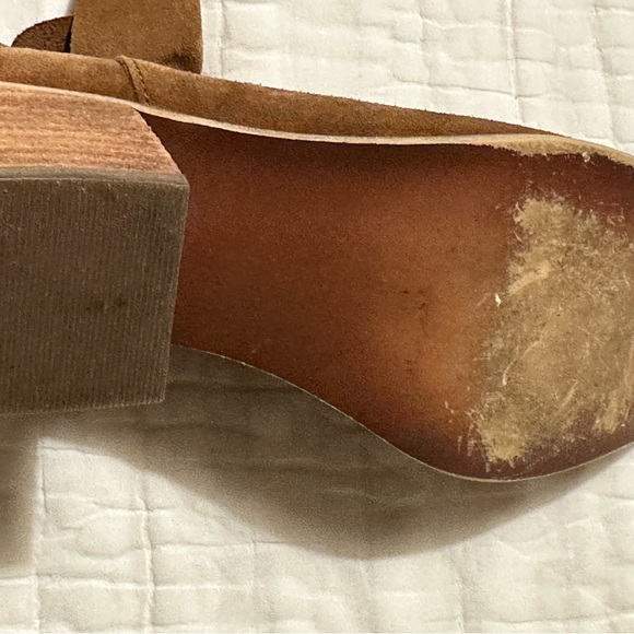 Nordstrom BP tan suede ankle boots - Picture 3 of 6